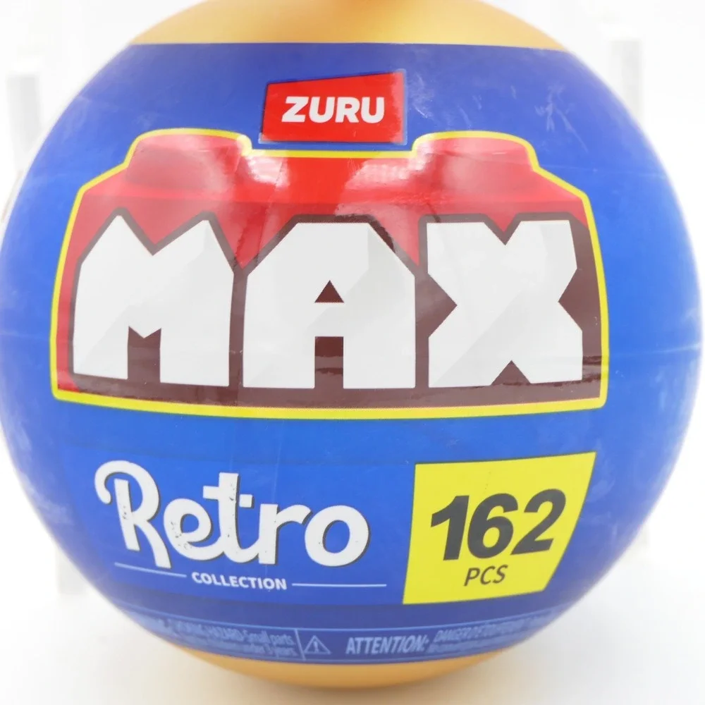 Zuru MAX Retro Collection Capsule Building Toy 3 Pk Telephone Camera Video Game